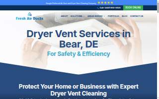 High Dryer Vent Cleaning Services Bear website