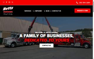Betts Garage website