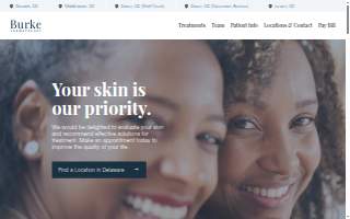 Burke Dermatology website