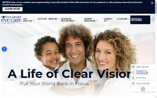Delaware Eye Care Center website