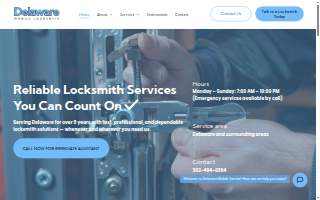 Delaware Mobile Locksmith website