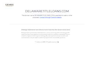 Delaware Title Loans, Inc. website