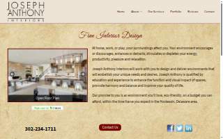 Joseph Anthony Interiors website