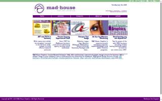MAD House Graphics website