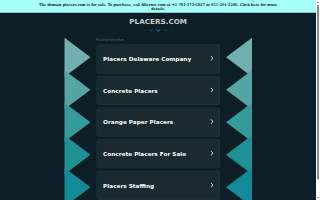 Placers website