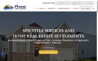 SPN Title Services of Brookside website