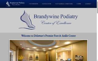 Brandywine Podiatry - Dover website