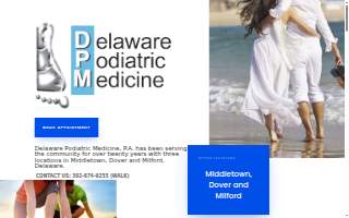 Delaware Podiatric Medicine website