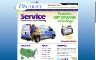 Dry Carpet Cleaning website