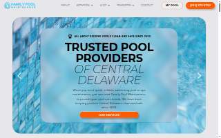 Family Pool Maintenance website