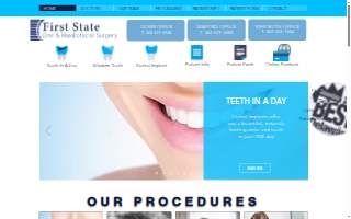 First State Oral & Maxillofacial Surgery - Dover Office website