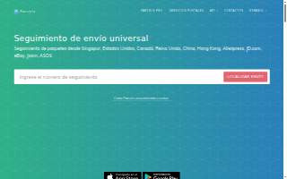 Parcels website