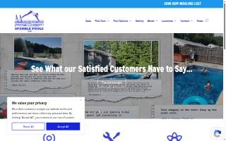 Sparkle Pools Inc. website