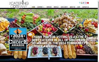 The Catering Company website