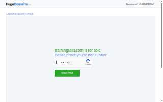 Training Tails website