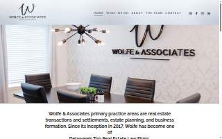 Wolfe & Associates of Glasgow website