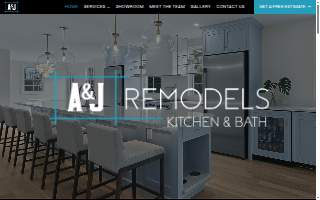 A & J Remodels website