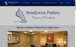 Brandywine Podiatry - Sandhill Plaza website