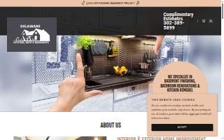 Delaware Kitchen, Bath & Basements website