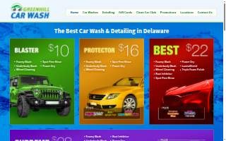 Greenhill Car Wash of Glasgow website