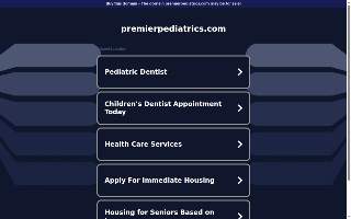 Premier Pediatrics website