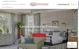 At Home Designs website