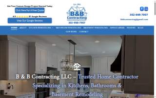 B & B Contracting LLC website