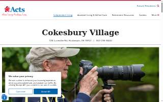 Cokesbury Village website