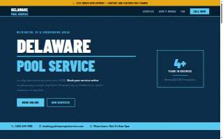 Delaware Pool Service website