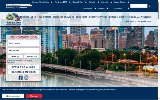 Eagle One Federal Credit Union website