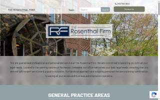 The Rosenthal Firm website