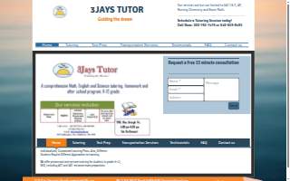 3Jays Tutor website