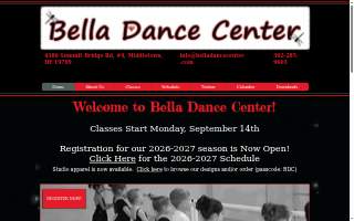 Bella Dance Center website