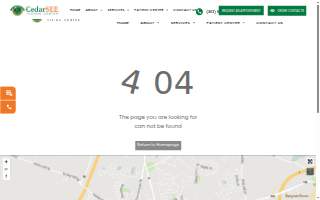 CedarSEE Vision Center website