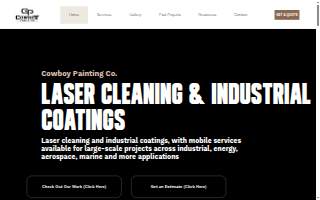 Cowboy Painting Co website