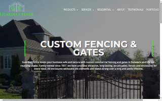 Guardian Fence Company website