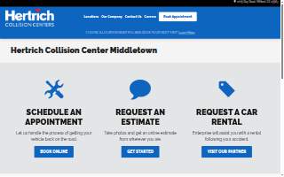 Hertrich Collision Center of Middletown website