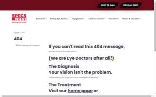 Specs for Less website