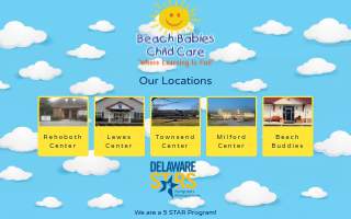 Beach Babies Child Care Milford website