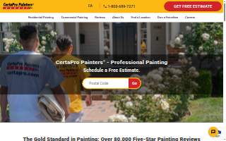 CertaPro Painters of Delaware website