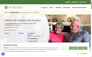Compassionate Care Hospice, an Amedisys Company website