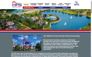 HPS Management of Delaware website