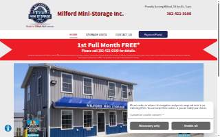 Milford Mini-Storage, Inc. website