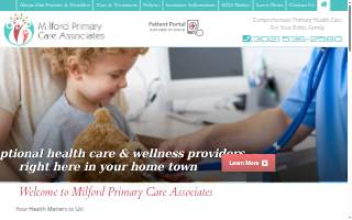 Milford Primary Care Associates website