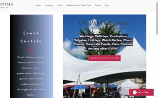 Party Time Rentals LLC website