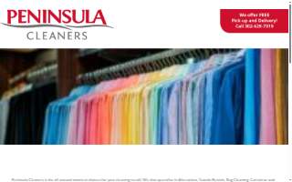 Peninsula Cleaners in Milford website