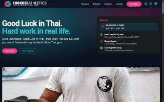 Chok Dee Athletics LLC website