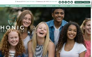 Honig Orthodontics: Newark Location website