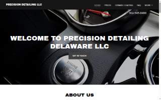 Precision Detailing DE website