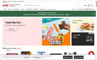 ACME Markets website